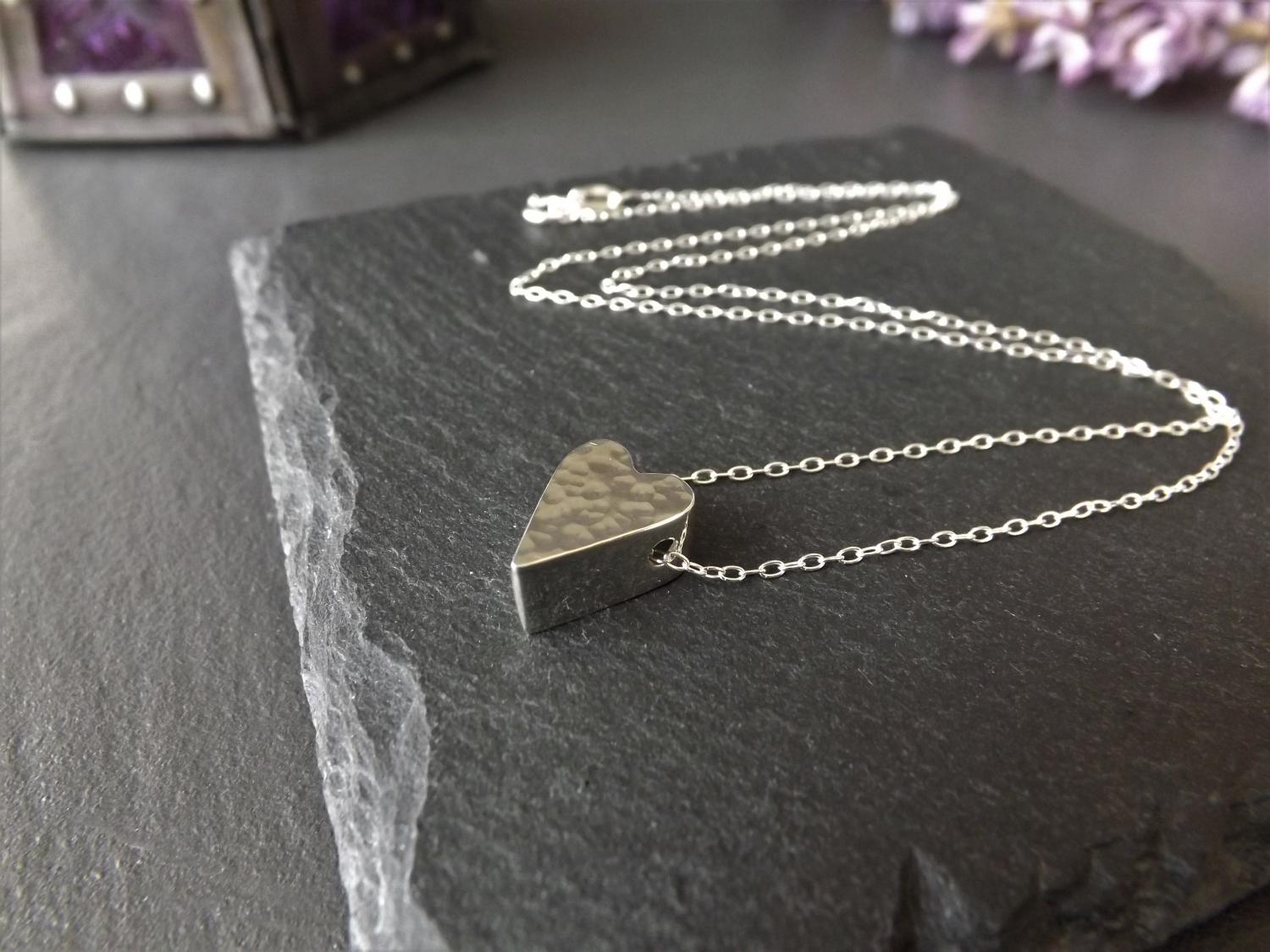 thumbnail image 2 of Xanadu Designs 16mm Dark Silver Plated Heart Charms - Wholesale Pendants (C2821) - Choose 10, 20 Or 50 Pcs 2 of 5